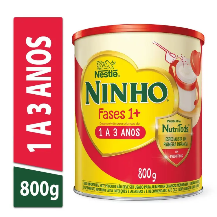 Fórmula Infantil Fases 1+ 1 a 3 anos 800g - Image 2