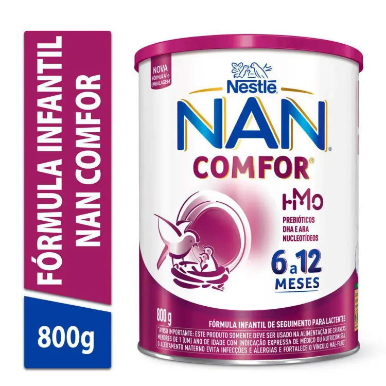 Fórmula Infantil Nanlac 1 a 3 anos 800g - Image 3